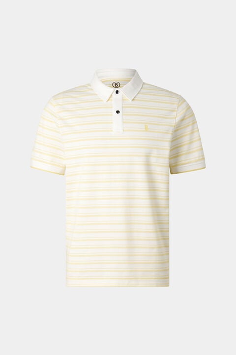 Timo polo shirt in Yellow/Off-White