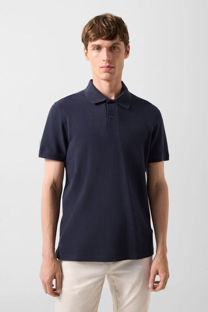 Fion Polo Shirt In Navy Blue