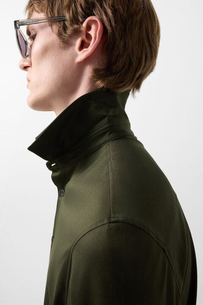 Jersey Shirt Franz In Olive Green