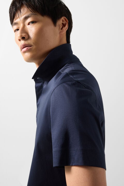 Tayden Polo Shirt In Navy Blue