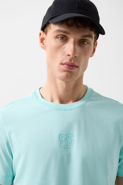 T-shirt Roc in Cyan-blue