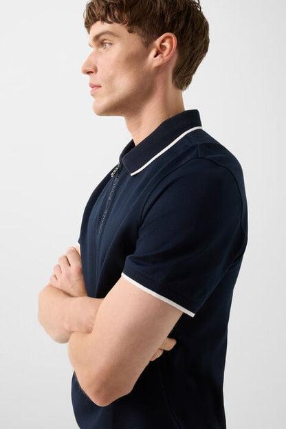 Timo Polo Shirt In Navy Blue