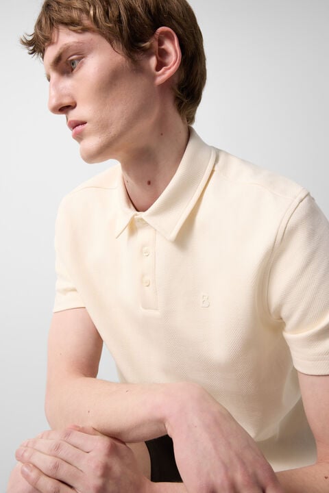 Salvo polo shirt in Cream