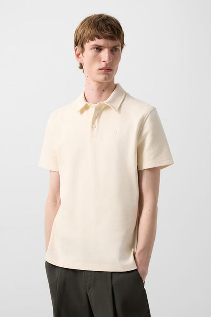 Salvo polo shirt in Cream