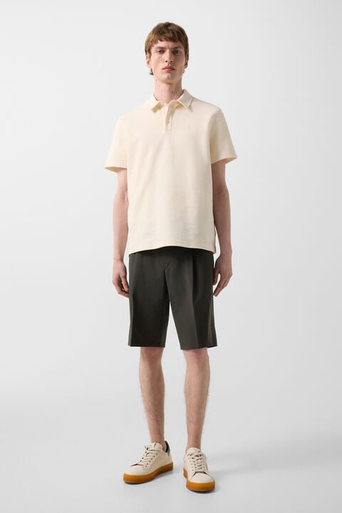 Salvo polo shirt in Cream
