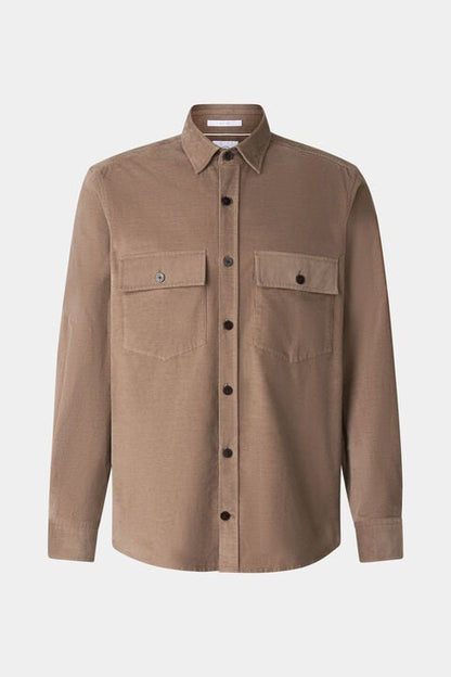Corduroy Shirt Heiko In Mud