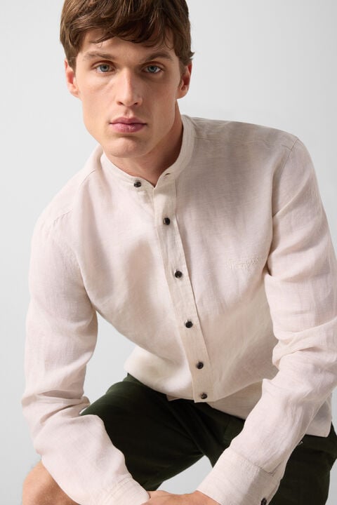 Linen Shirt Raphi In Sand