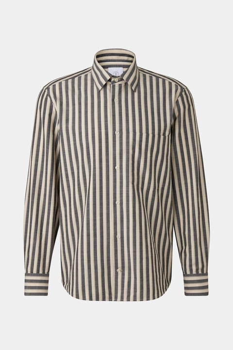 Shirt Heiko In Grey/Sand