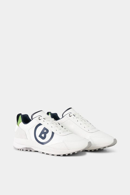 Golf Sneaker In White/Navy Blue
