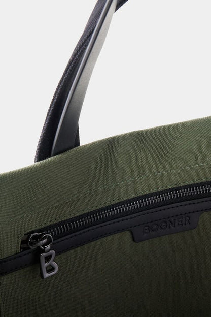 Totebag Curio Ambre in Olive green
