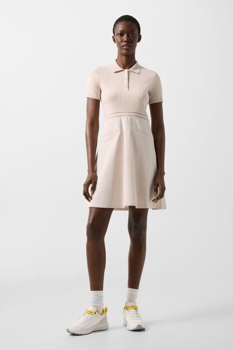 Selin Polo Dress In Sand