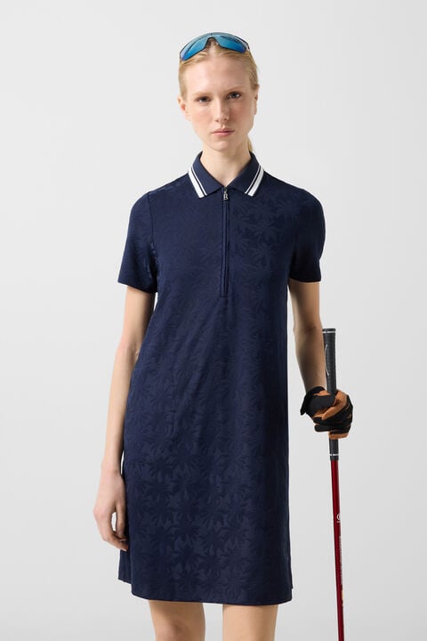 Pina Jersey Dress In Navy Blue