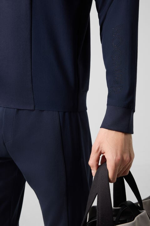 Connor Sweat Troyer In Navy Blue