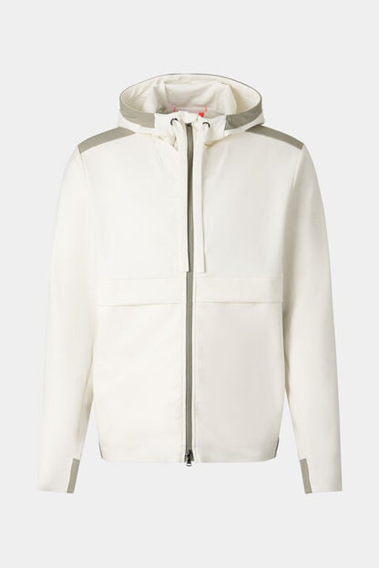 Ernesto Jersey Jacket In Off-White/Khaki