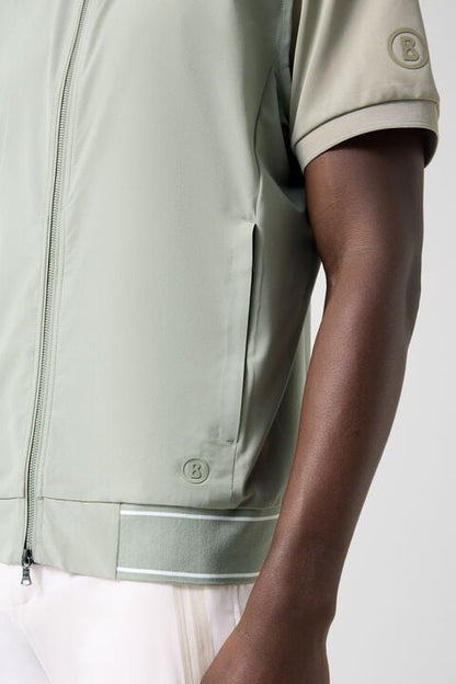Mahdi Functional Waistcoat In Eucalyptus
