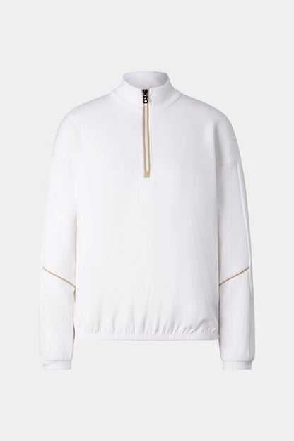 Floria Sweat Troyer In White