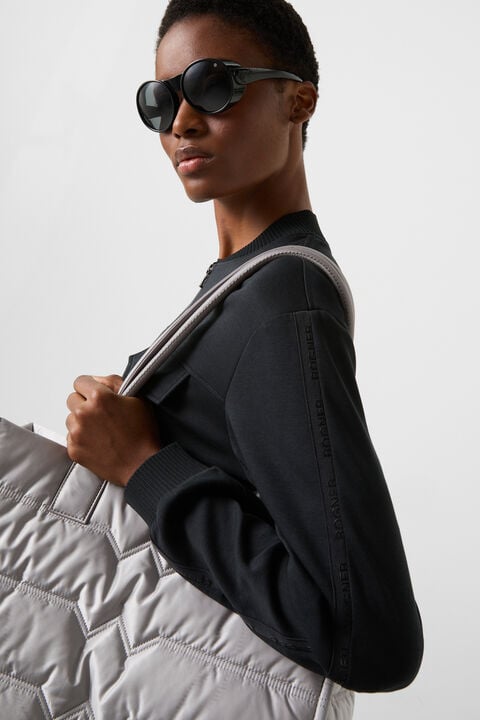 Nika Jersey Jacket In Black