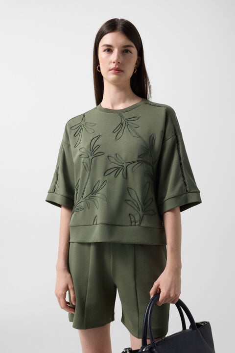 Rabea Sweatshirt In Olive Green