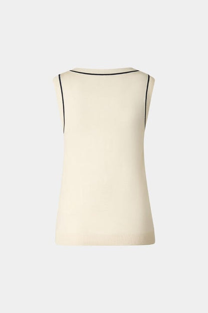 Knitted Top Phia In Cream