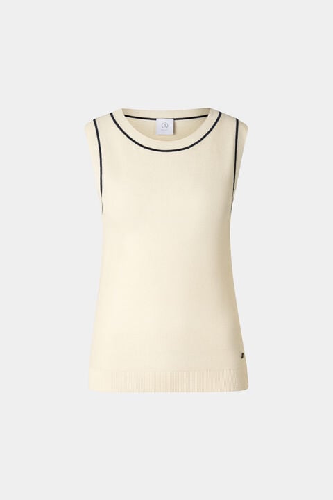 Knitted Top Phia In Cream