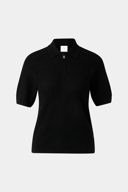 Knitted Polo Shirt Shari In Black