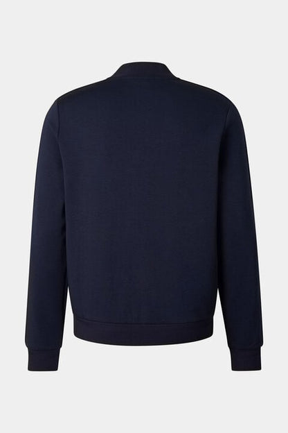 Lennox Jersey Jacket In Navy Blue