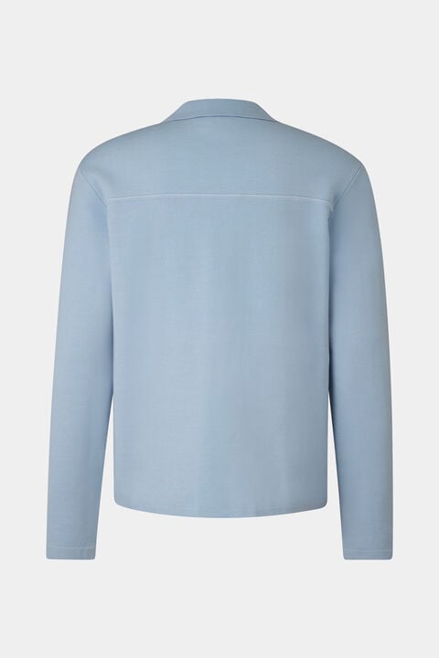 Olaf Knit Jacket In Light Blue