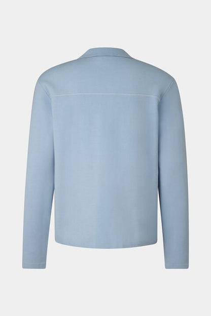 Olaf Knit Jacket In Light Blue