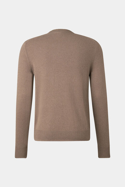 Brendon Cashmere Jumper In Mud