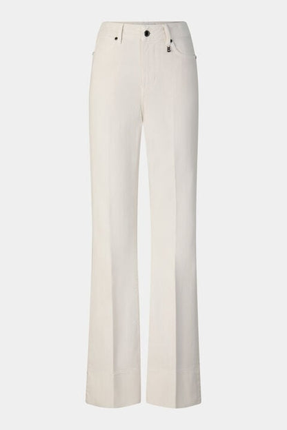 Flared Fit Jeans Devin In Cream
