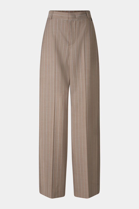 Joya Virgin Wool Trousers In Camel