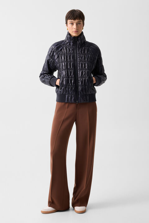 Sherry Quilted Jacket In Navy Blue
