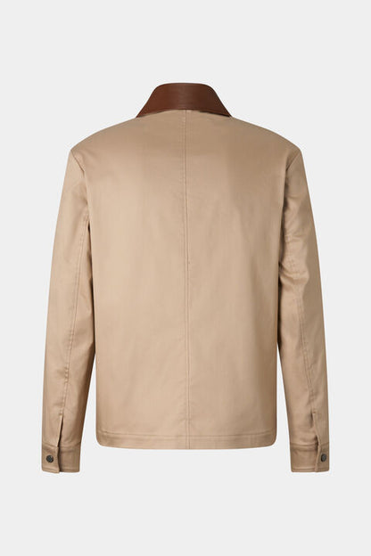 Twill Jacket Mirco In Beige