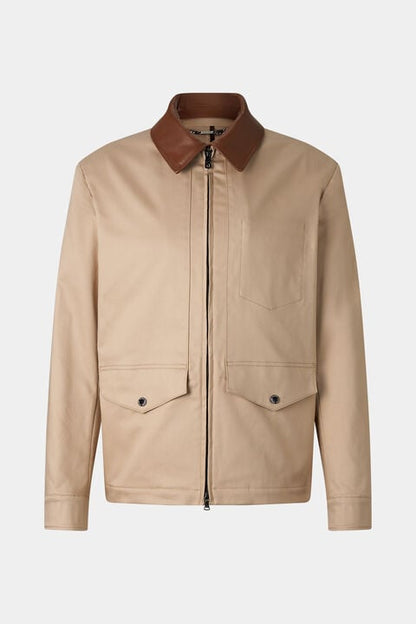 Twill Jacket Mirco In Beige