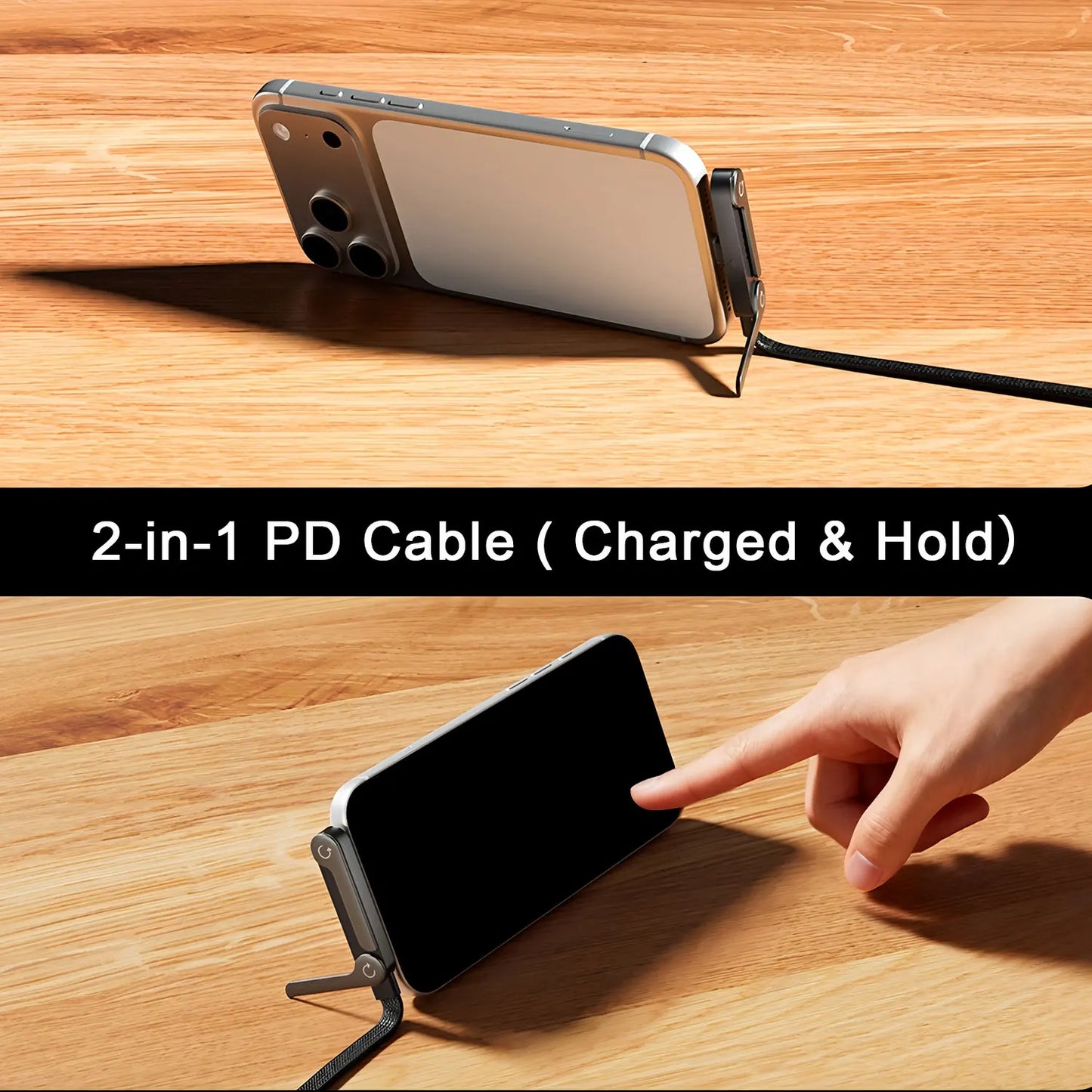 FoldStand Pro 3-in-1 Fast Charging Cable