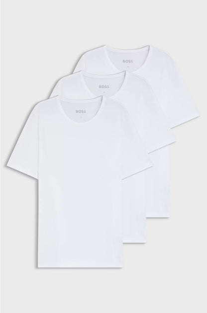THREE-PACK OF LOGO-EMBROIDERED T-SHIRTS IN COTTON