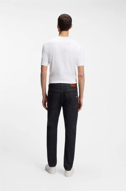 DELAWARE SLIM-FIT JEANS IN DARK-BLUE STRETCH DENIM