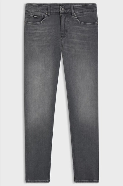 DELAWARE SLIM-FIT JEANS IN SUPER-SOFT GREY DENIM