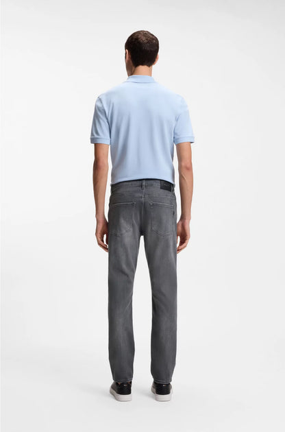 DELAWARE SLIM-FIT JEANS IN SUPER-SOFT GREY DENIM