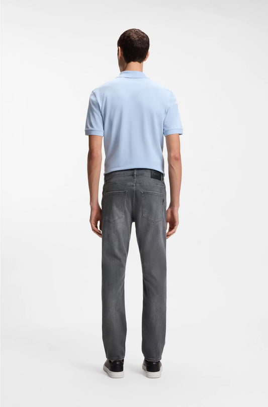 DELAWARE SLIM-FIT JEANS IN SUPER-SOFT GREY DENIM