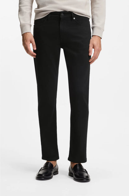 DELAWARE SLIM-FIT JEANS IN STAY-BLACK COMFORT-STRETCH DENIM