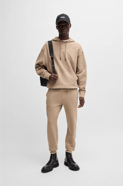 COTTON-TERRY TRACKSUIT SET WITH CONTRAST LOGOS